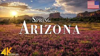 Spring Arizona 4K Ultra HD • Stunning Footage Arizona, Scenic Relaxation Film with Calming Music.