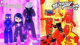 NEW SAME TRANSFORMATION DO GRUPO NO MIRACULOUS RP - MIRACULOUS ROBLOX!