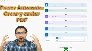 Power Automate : Convertir archivo a PDF sin conectores premium