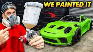 Finally PAINTING Our 3D PRINTED Porsche GT3!
