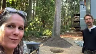 Total backyard transformation with a pondless waterfall