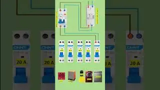 tableau électrique de répartition #electrical #electricity #الكهرباء #electronic #électricité