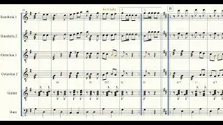 POLKA SA NAYON || rondalla music score ||