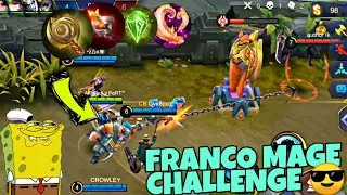MAGE FRANCO 😂🔥 | FRANCO WITH MAGIC BUILD & MAGE EMBLEM | WOLF XOTIC | MOBILE LEGENDS