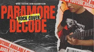 PARAMORE - DECODE [FULL COVER BY SECOND TEAM] Lagu Emo 2000an
