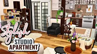 Stylish Studio Apartment 🏙️ || The Sims 4 Apartment Renovation (No CC)