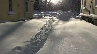 СНЕГОПАД ЗАКОНЧИЛСЯ, СУГРОБЫ ОСТАЛИСЬ!