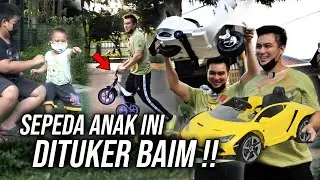 DIAM2 TAKES A CHILD'S BIKE AWAY‼️The child PANIC‼️He replaces it with an EXPENSIVE CAR and MOTORC...