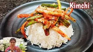 Easy, Delicious, Healthy Green Onion Kimchi/Korean Traditional Recipe In Indian Style/Savory Kitchen