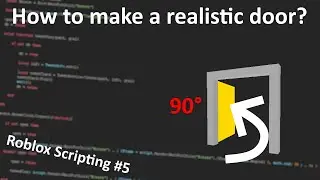 How to make a Realistic Door? | Roblox Studio Tutorial #5