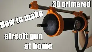 Homemade pistol - how to make airgun pistol at home