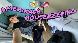 AMERİKADA HOUSEKEEPING YAPMAK ve İLK OKYANUS GÜNÜ 🧼🇺🇸| #tlginusa