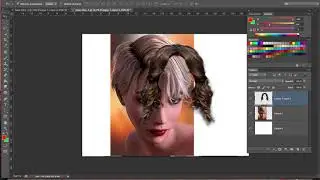 TUTORIEL PHOTOSHOP détourage et transposition de cheveux