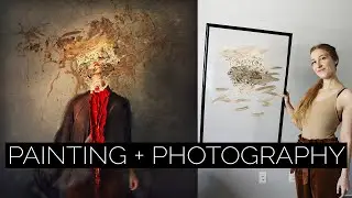 White Wall Wednesday: COMBINE PAINTING AND PHOTOGRAPHY