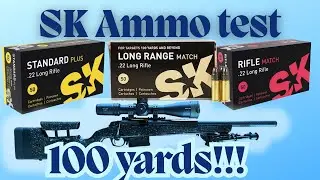 SK ammo Head to Head at 100 yards - Bergara B14r