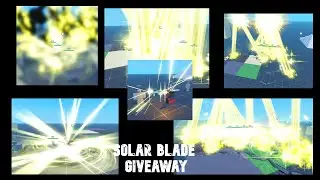Solar Blade Giveaway | Roblox Studio