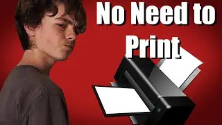 No Need To Print