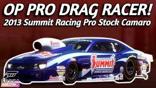 1800HP OF CHAOS! | Forza Horizon 5 Summit Pro Stock Camaro | Build and Customization
