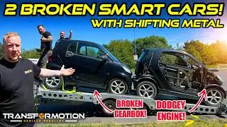 2 BROKEN SMART CARS + 1 BIG CHALLENGE Ft. Shifting Metal