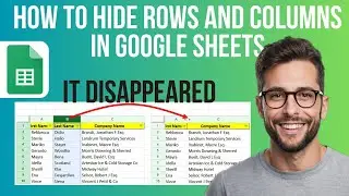 How To hide Rows And Columns In Google sheets