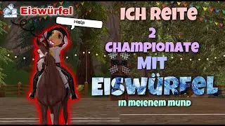 ICH REITE 2 CHAMPIONATE MIT EISWÜRFEL IN MEINEM MUND 😱🥶 | Star Stable Online ⭐ Schleich Horse #love