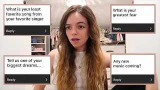 Q&A {music updates, why I love Taylor Swift, artistic inspirations, and career dreams}