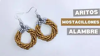 BEAD AND WIRE EARRINGS