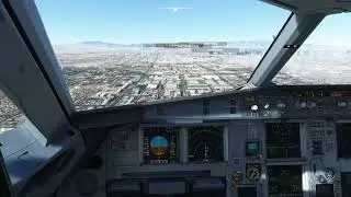 Bugged Fenix A320 Landing at KLAS | 10/28/2022 | FS2020