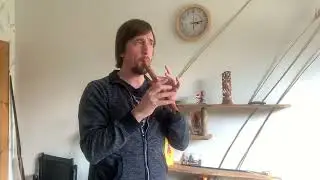 Средневековая флейта из боярышника