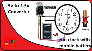 How to make 5v to 1.5v converter circuit | DC to DC Converter with circuit diagram
