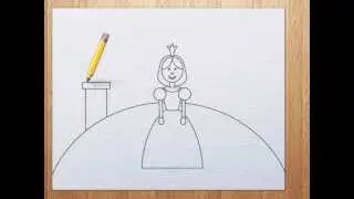 How to draw a princess