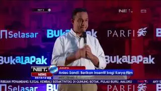 Anies-Sandi akan Berikan Dana Abadi bagi Industri Perfilman Indonesia - NET5