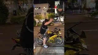 Sportbike exhaust prank 