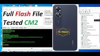 Oppo A17 (CPH2477) Read MTK Scatter Full Flash File By CM2 | Auto Restart Fix File | R,i Nijam