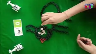 A for ANT Beads Activity #kidslearning #youtube #kidsvideo #alphabets #art  @jumbokidzofficial