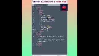 Button Background | HTML CSS | 