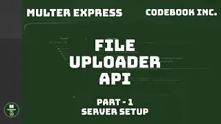 Node Express | Image Upload API Using Multer | Part 1 | Server Setup