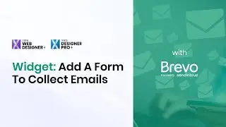 Add A Brevo/SendInBlue Sign Up Form On Your Modular Website - Collect Emails | Xara