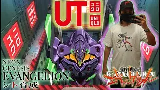 UNIQLO UT X EVANGELION (FIT, TRY-ONS)