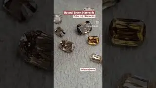 Natural Brown Diamonds Of Criss Cut Shape                      Extremely are collection of Diamonds