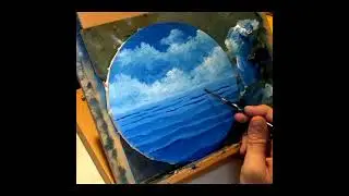 Round Canvas #OilPainting #art #arte #painting #comopintar