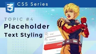 CSS #4 🔵 How to change Placeholder Color in HTML