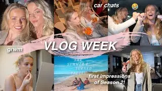 VLOG WEEK | Bestie Car Chat, My Go-To Makeup Routine + The Summer I Turned Pretty Event!