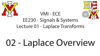 EE230 - 01 Laplace Transform - 02 Laplace Overview