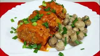 Овсяно-мясные котлеты