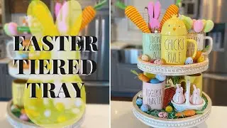 Decorate with Me | Easter Tiered Tray
