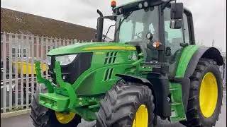Огляд трактора John Deere 6120 2018 року в Англії.