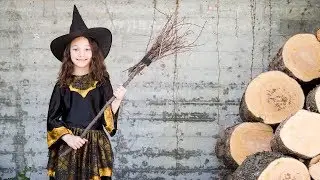 Cómo hacer una escoba de bruja con palitos - Escoba de bruja para Halloween - Halloween 2020