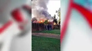 Incendio consume vivienda en el Barrio Republicano de Mayor Otaño