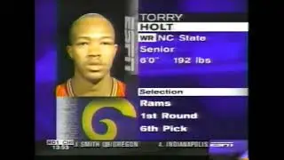 Rams Select WR Torry Holt (1999 NFL Draft)